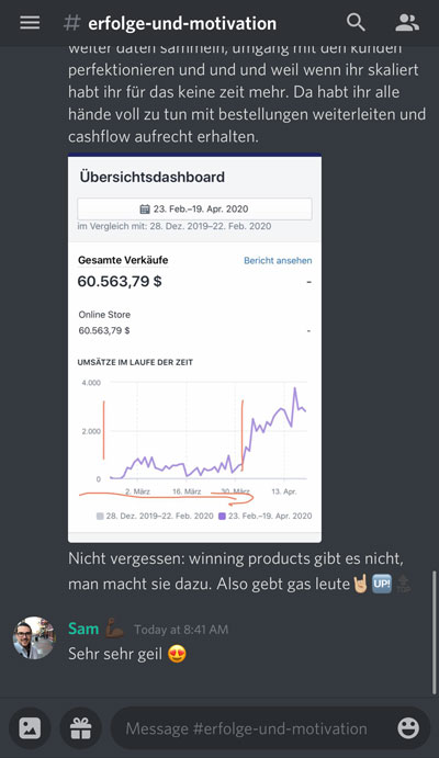 Dropshipping Coaching Experience Samuel Peiffer 12